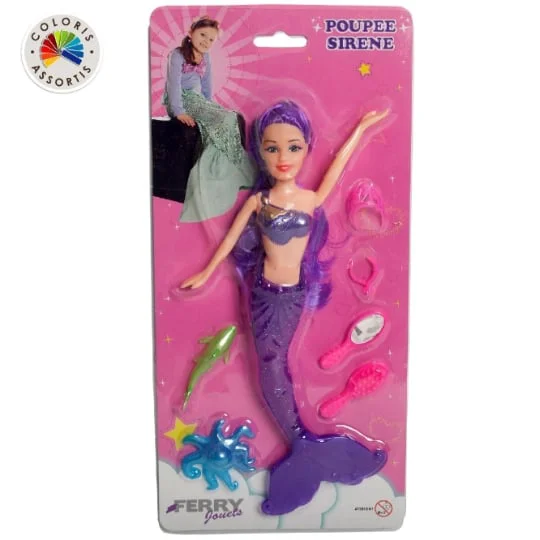 Jouet poupée sirène Barbie