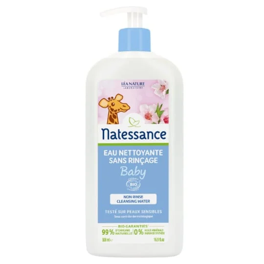 Eau nettoyante bébé sans rinçage