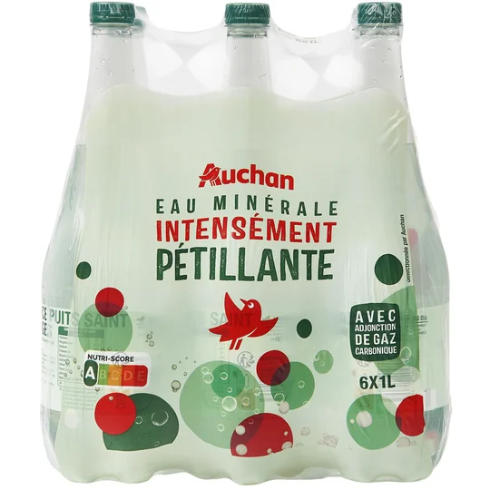 Eau minérale pétillante