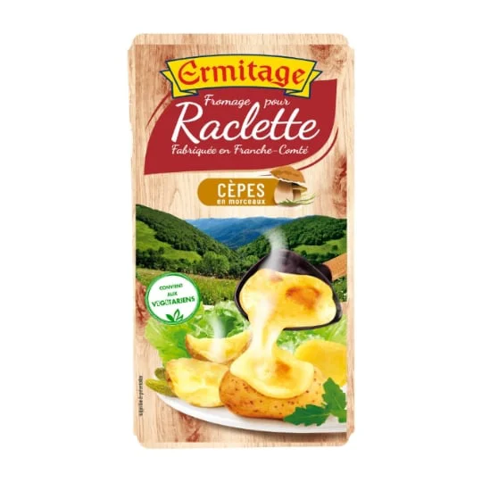 Fromage En tranche à raclette cèpes