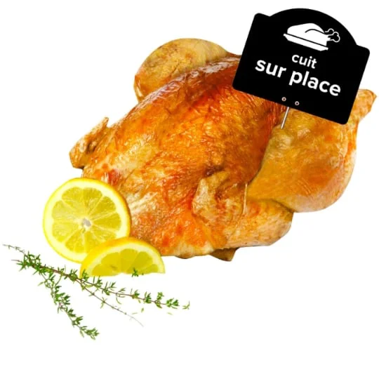 Poulet fermier du Périgord rôti