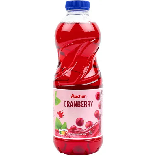 Boisson au jus de cranberry