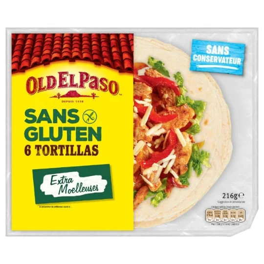 Galettes Tortillas sans gluten