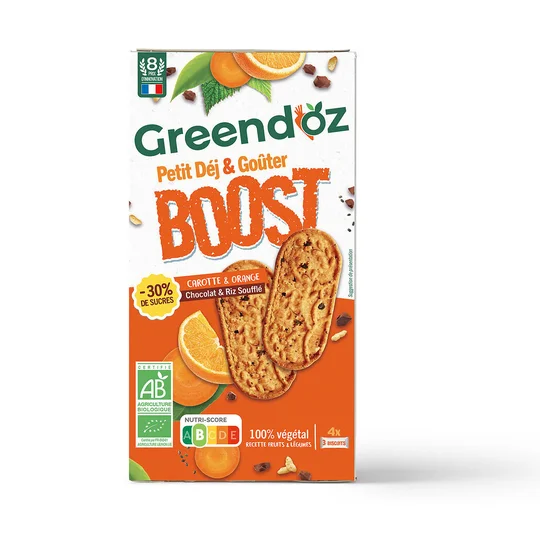 Biscuits Choco-riz soufflé et carotte orange - Pti'DEJ & GOÛTER