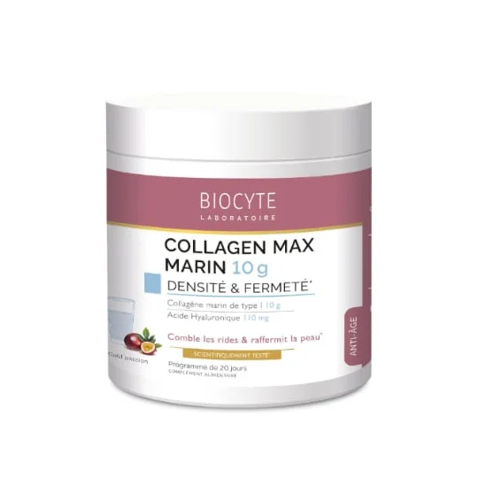 Complément Alimentaire Anti-Âge Collagen Max Marin Densité et Fermeté Goût Passion