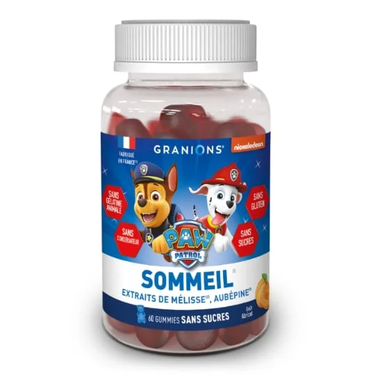 Complément Alimentaire Sommeil Extrait de Mélisse et Aubépine à l'Abricot