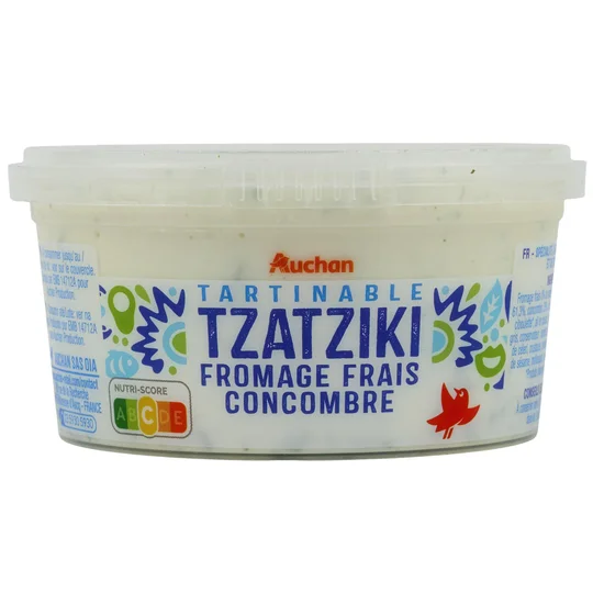 Tzatziki fromage frais et concombre