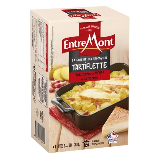 Plat cuisiné tartiflette fromage et lardons