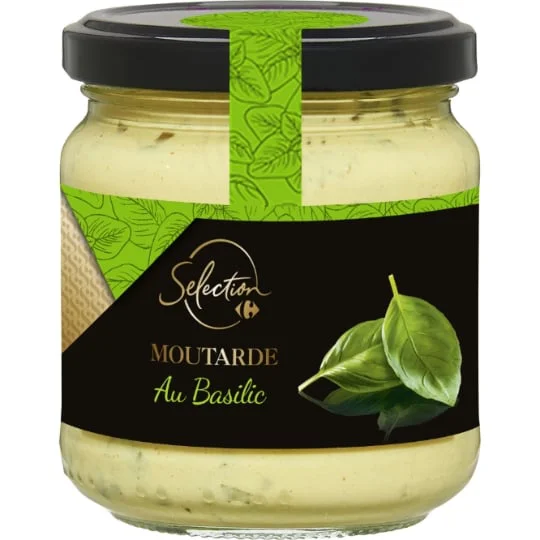 Moutarde au basilic