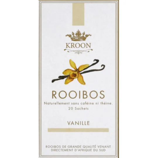 Kroon Rooibos Vanille Naturellement sans Caféine & Théine en sachet
