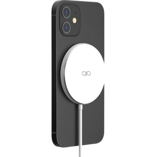 Chargeur induction compatible MagSafe 15W Blanc Force Power - FPMSINDPAD15WW - Blanc