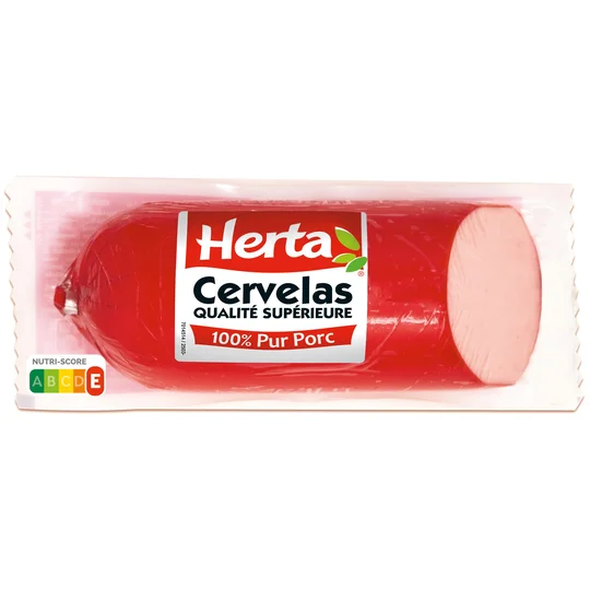 Cervelas qualité supérieure 100% pur porc