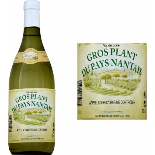 Vin blanc Gros Plant du Pays Nantais sec