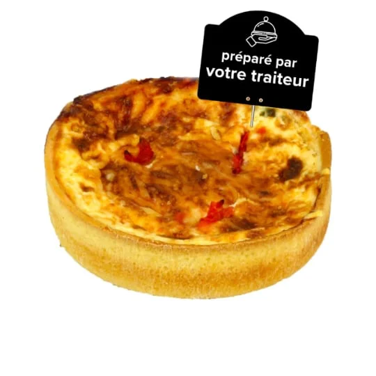 Quiche chèvre tomate basilic
