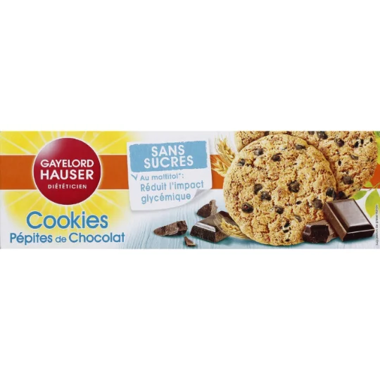 Cookies pépites de chocolat s/sucres ajoutés
