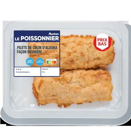 Filet de colin meunière