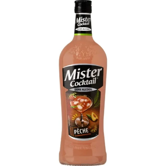 Cocktail sans alcool pêche