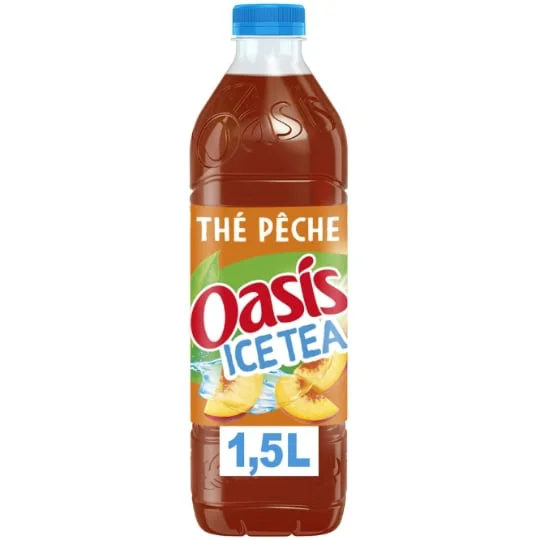 Thé glacé saveur pêche