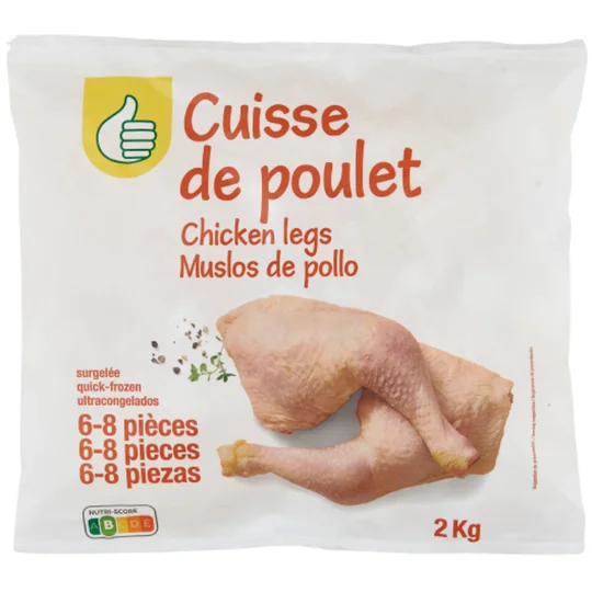 Cuisses de poulet crues