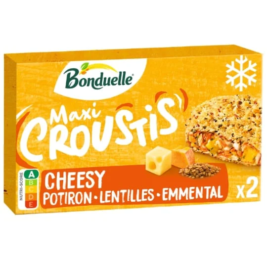 Croustis Maxi Cheesy Potiron Lentille Emmental