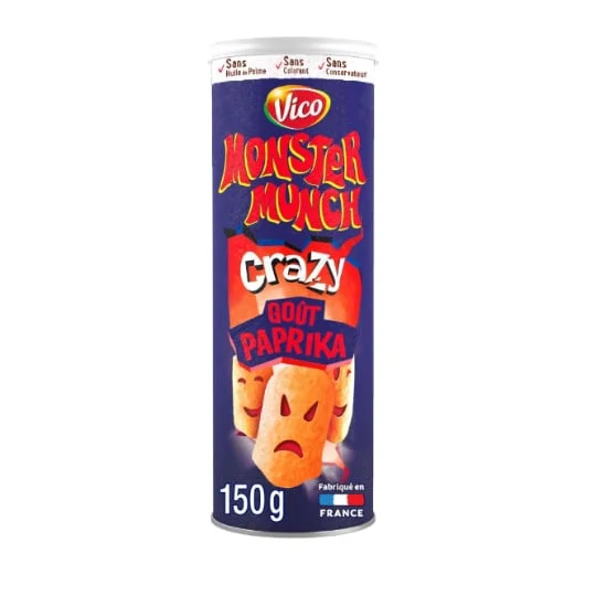 Chips tuiles goût Paprika Crazy