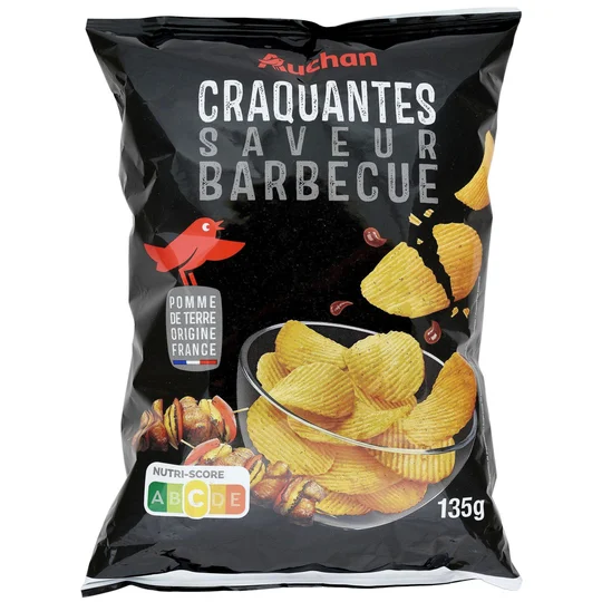 Chips ondulées saveur barbecue