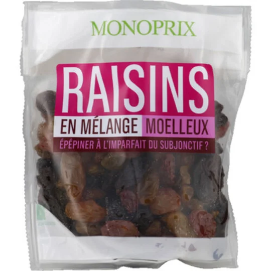 Mélange de raisins secs