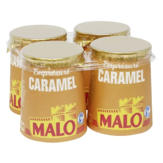 Yaourt emprésuré caramel