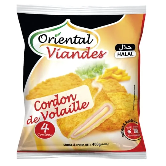 Cordon bleu halal de dinde
