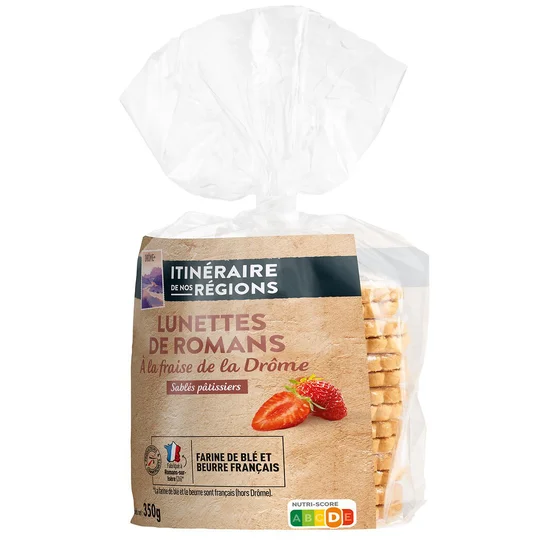 Lunettes de Romans à la fraise de la Drôme