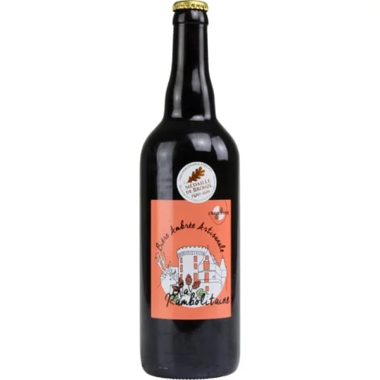 Bière ambrée artisanale La Rambolitaine
