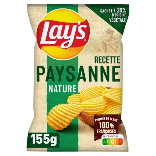 Chips recette paysanne nature