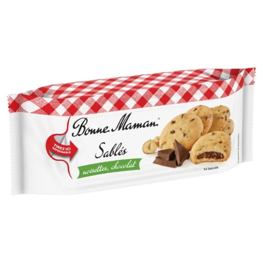 Biscuits sablés noisettes chocolat