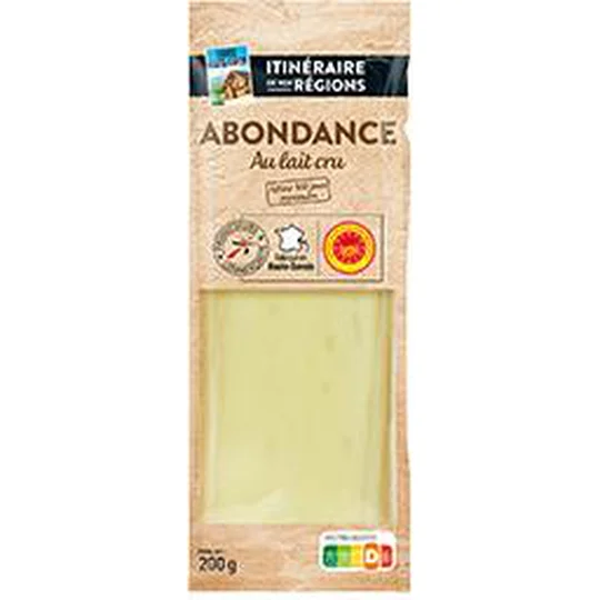 Abondance au lait cru AOP