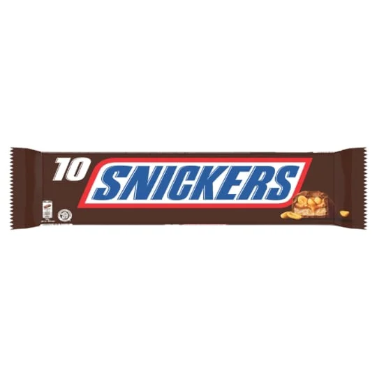 Barres chocolatées fourrées cacahuète et caramel