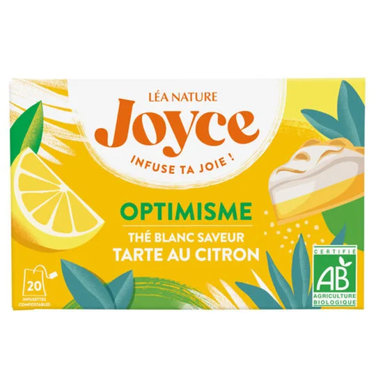 Infusion thé blanc saveur tarte citron bio