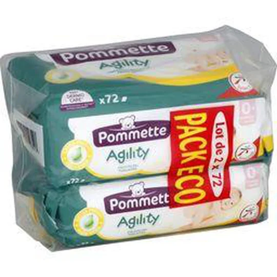 Lingettes fraîcheur Agility