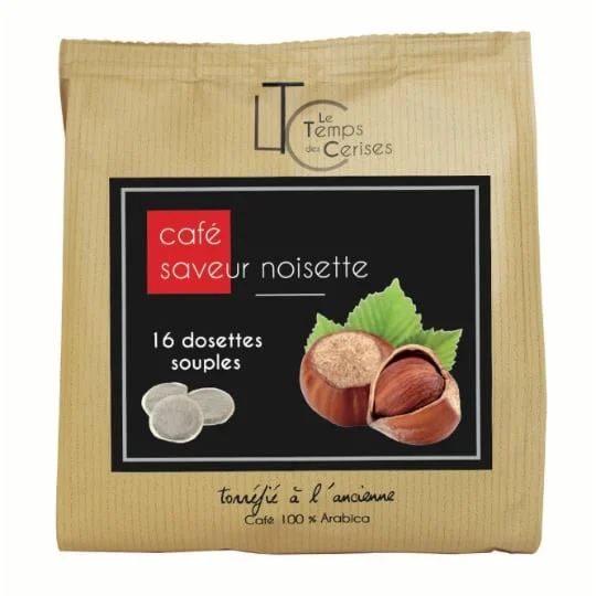 Café dosettes compatibles Senseo saveur noisette x16