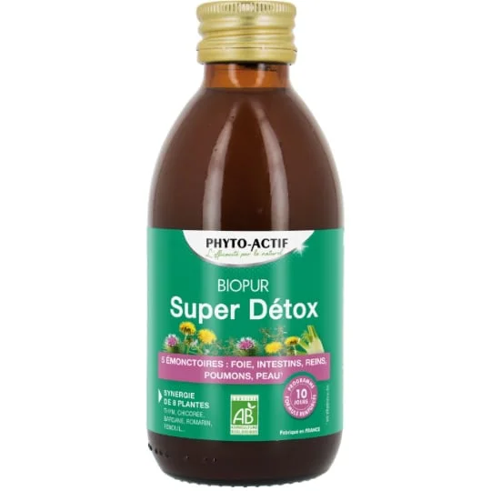 Complément Alimentaire Détox Super 5 Émonctoires Synergie De 8 Plantes Biopur