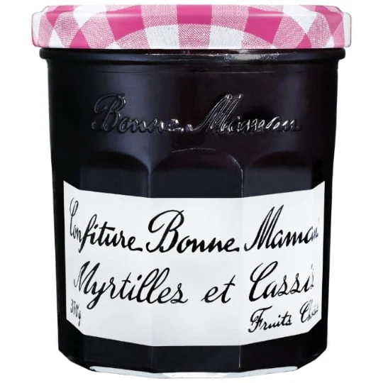 Confiture myrtilles et cassis