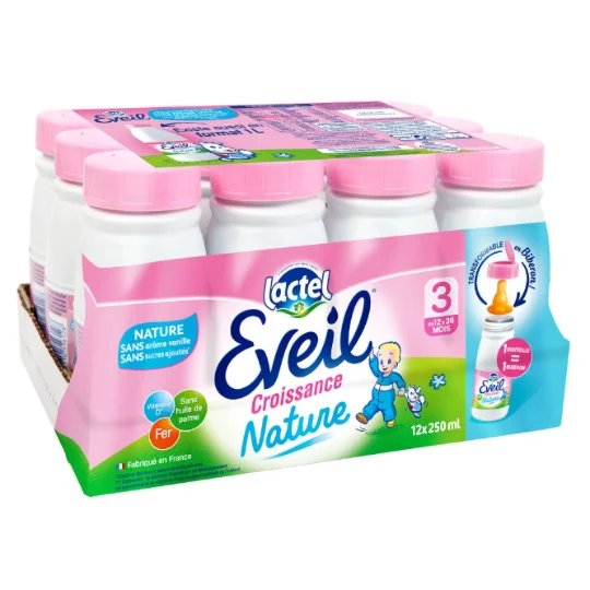 Lait bébé liquide de 12 mois à 36 mois