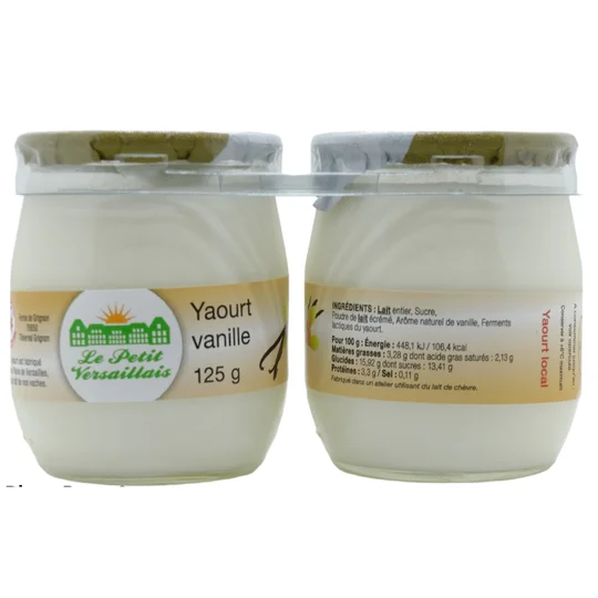 Yaourt saveur vanille