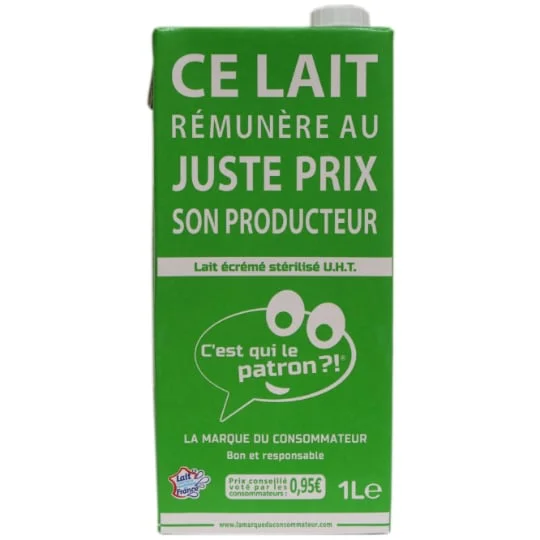 Lait Ecreme Stérilisé UHT