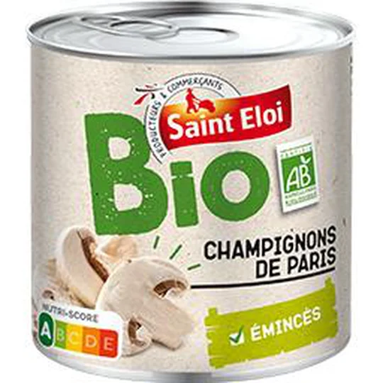 Champignons de Paris émincés BIO