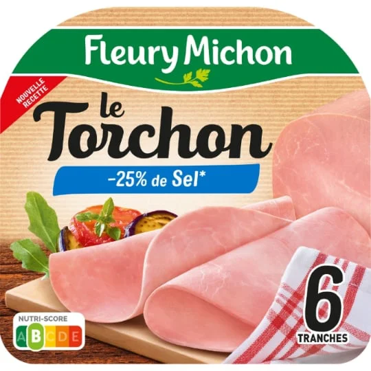 Jambon s/couenne réduit en sel