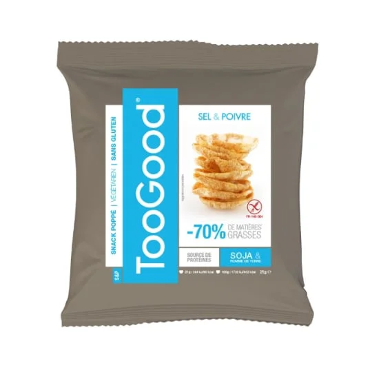 Snack soufflé soja et pomme de terre