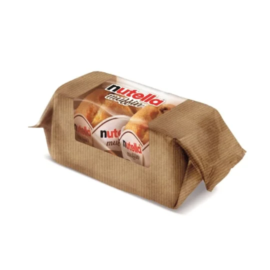 Muffins à la pâte à tartiner aux noisettes x2