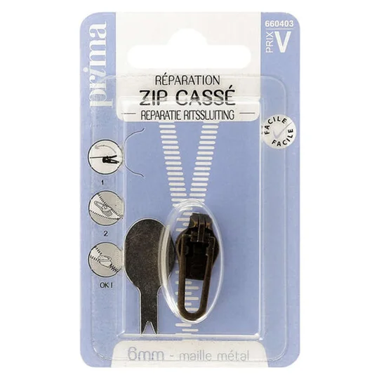 Réparation zipper Jean