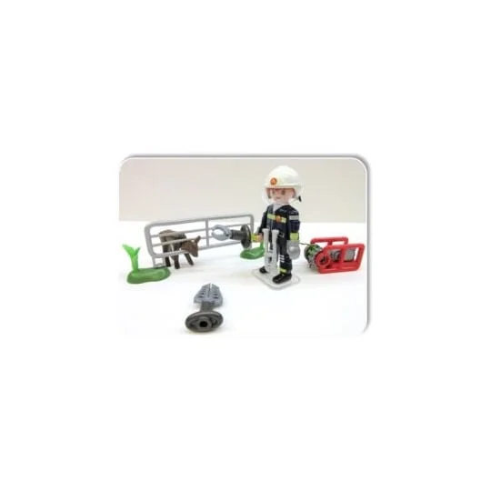 Jeu de construction Pompier Avec Faon A Sauver