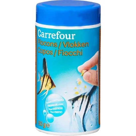 Flocons pour poissons exotiques